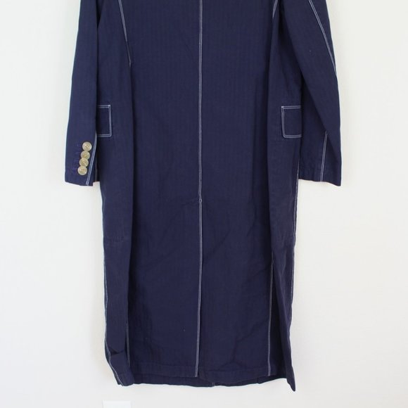 NWT Burberry Topstitched Double-breasted Coat - Picture 13 of 16